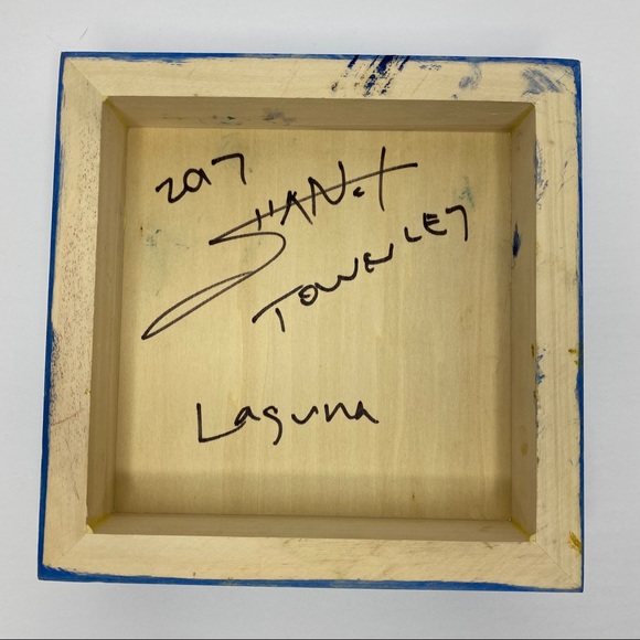 SHANE TOWNLEY Wooden Canvas Tree Painting - Picture 6 of 8